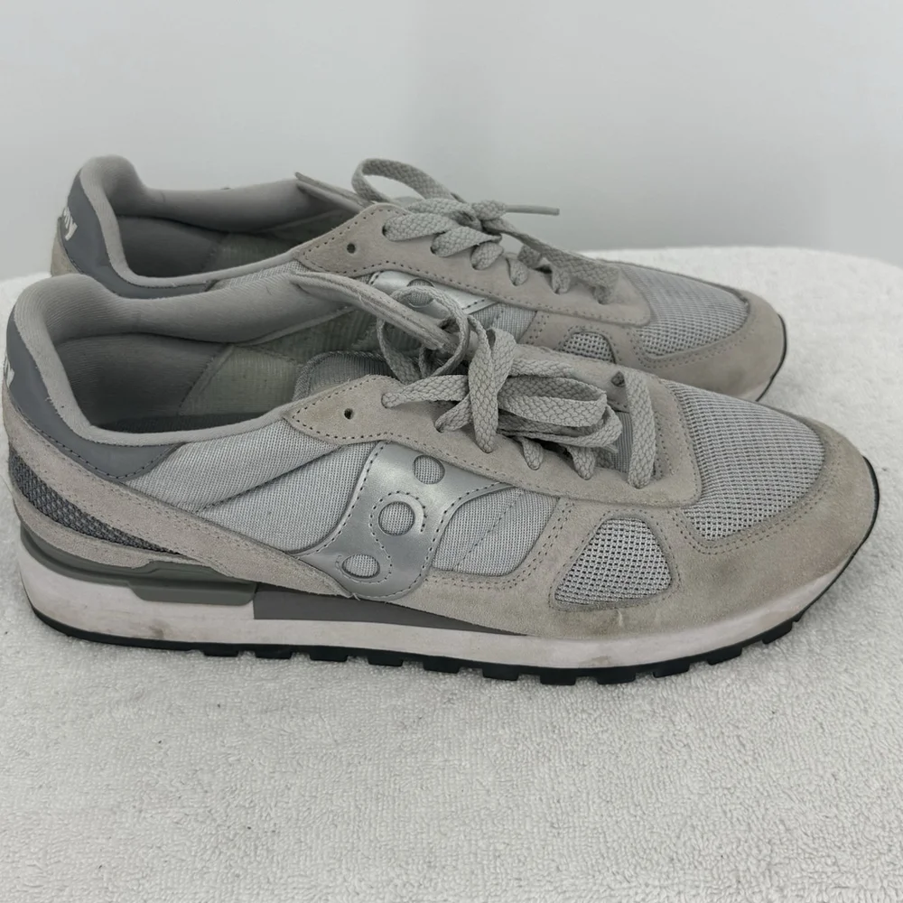 Saucony Shadow Gray Suede Athletic Shoes Women’s Size 11